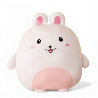 Runder Hase Kuscheltier weich flauschig Die Kuschelecke