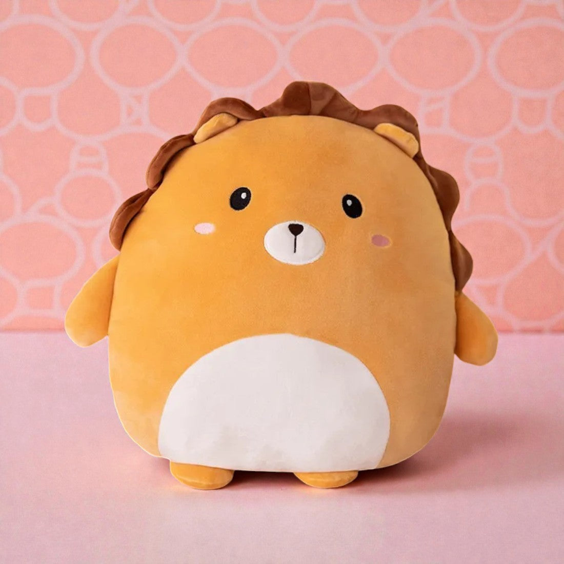 Runder Löwe Kuscheltier weich flauschig Die Kuschelecke