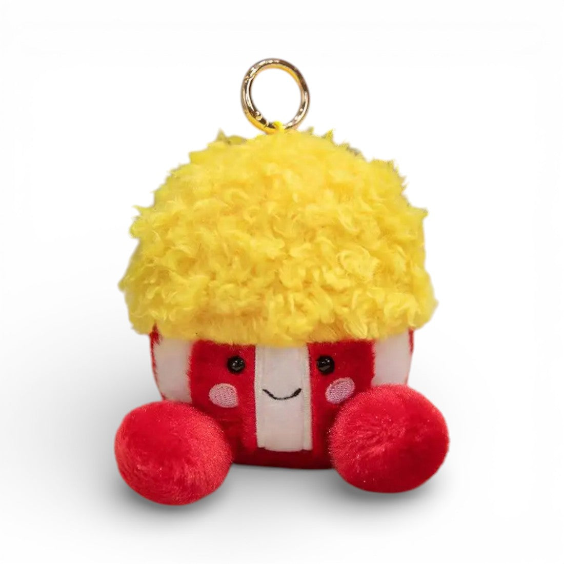 Schlüsselanhänger Kuscheltier Popcorn kawaii Die Kuschelecke