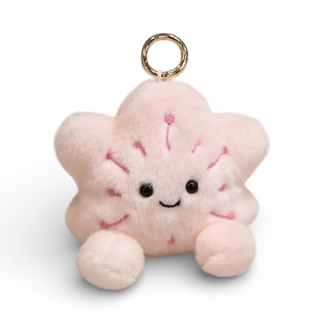 Schlüsselanhänger Kuscheltier rosa Stern kawaii Die Kuschelecke