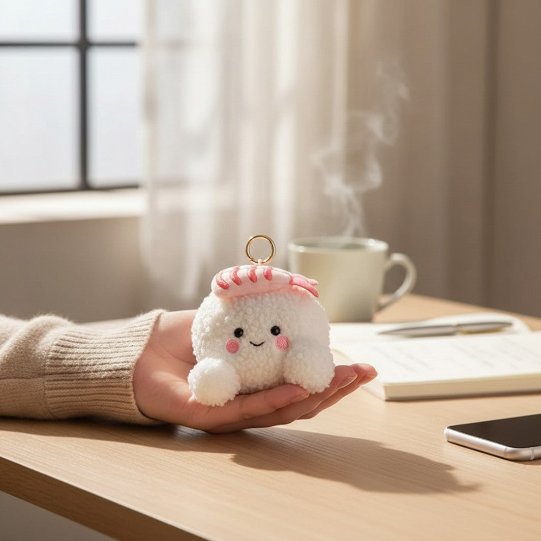 Schlüsselanhänger Kuscheltier Sushi kawaii Die Kuschelecke
