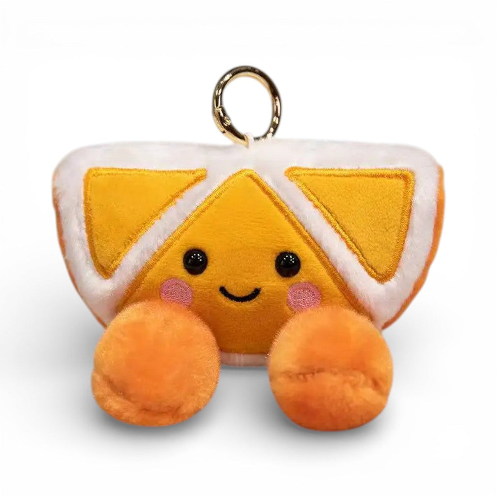 Schlüsselanhänger Orangenscheibe kawaii niedlich Die Kuschelecke
