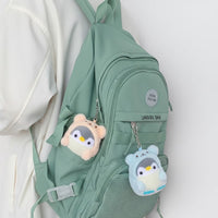 Schlüsselanhänger Pinguin als Bärchen kawaii Die Kuschelecke