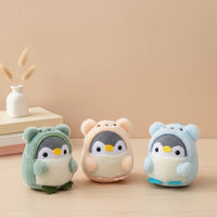 Schlüsselanhänger Pinguin als Bärchen kawaii Die Kuschelecke