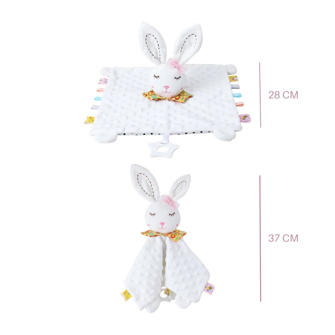 Sensory Bunny Minky Comforter Plush Kuscheltier Club