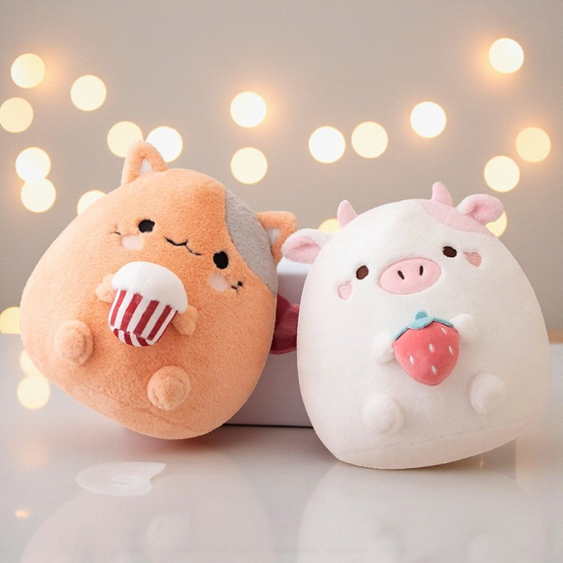 Squishmallow Kuscheltier Kissen Katze mit Cupcake Die Kuschelecke
