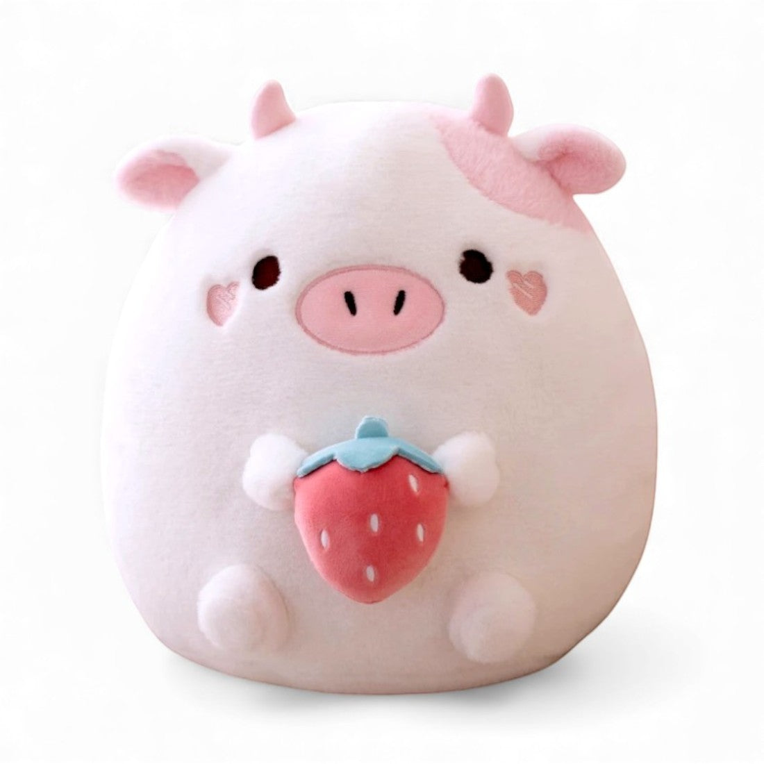 Squishmallow Kuscheltier Kissen weißes Schwein Die Kuschelecke