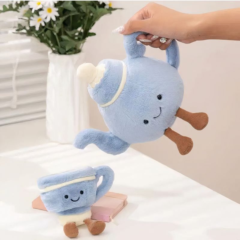Tea Time Duo Tasse & Teekanne kawaii Kuscheltier Die Kuschelecke