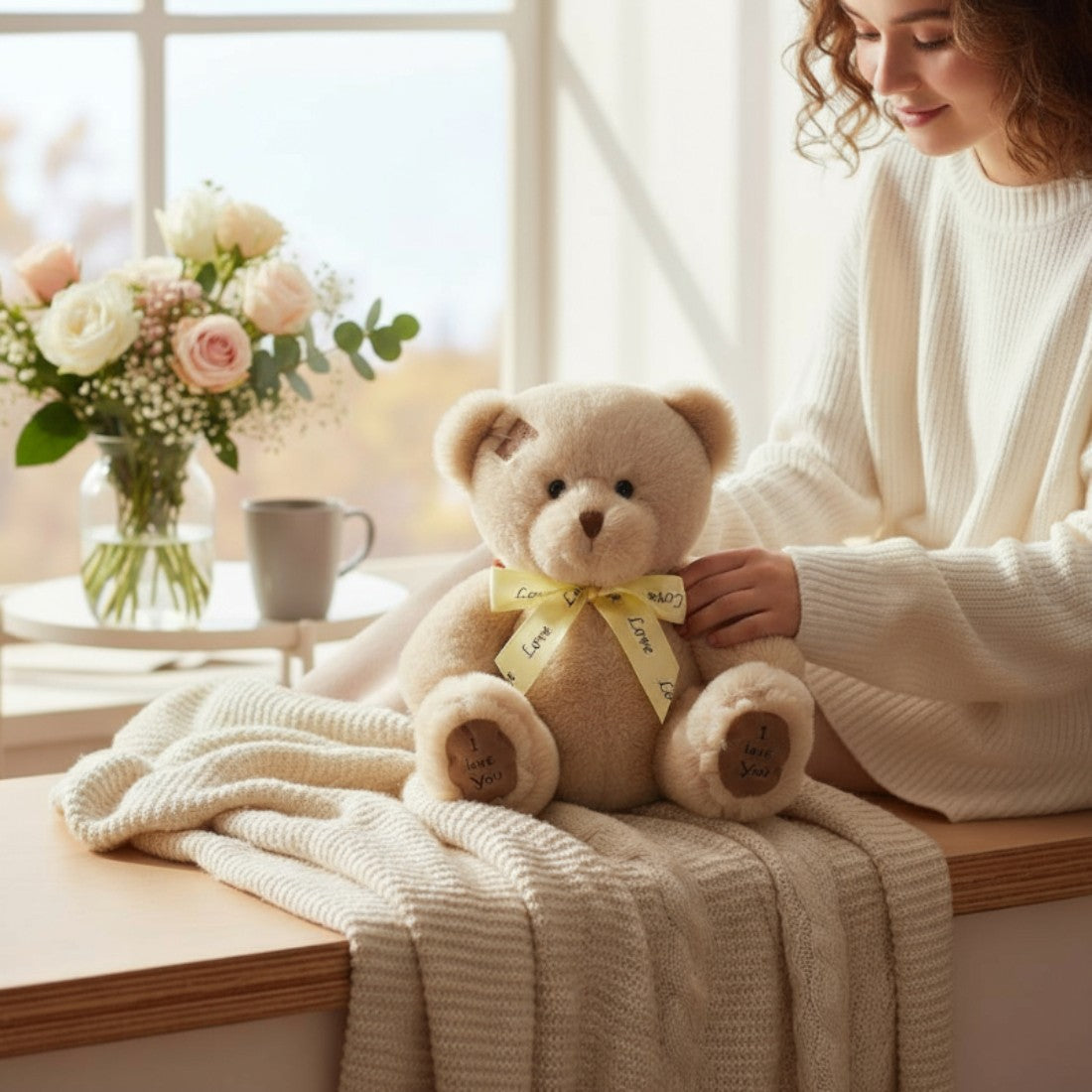 Teddy Kuscheltier I love you Die Kuschelecke
