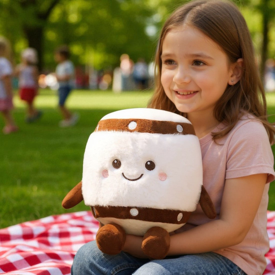 Trommel kawaii Kuscheltier Musikinstrument Die Kuschelecke