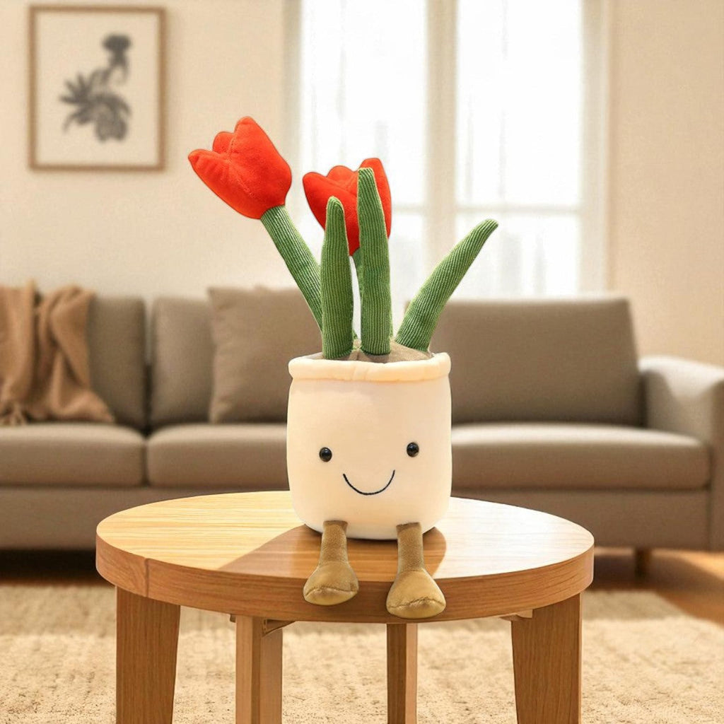 Tulip Kawaii Plush Toy in a Pot Kuscheltier Club