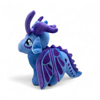 Violetter Drache Kuscheltier feenhaft strahlend Die Kuschelecke