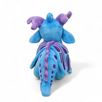 Violetter Drache Kuscheltier feenhaft strahlend Die Kuschelecke