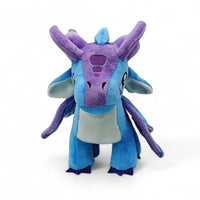 Violetter Drache Kuscheltier feenhaft strahlend Die Kuschelecke