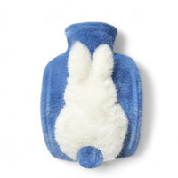 Wärmflasche Kuscheltier weich mit kleinem Hasen Die Kuschelecke