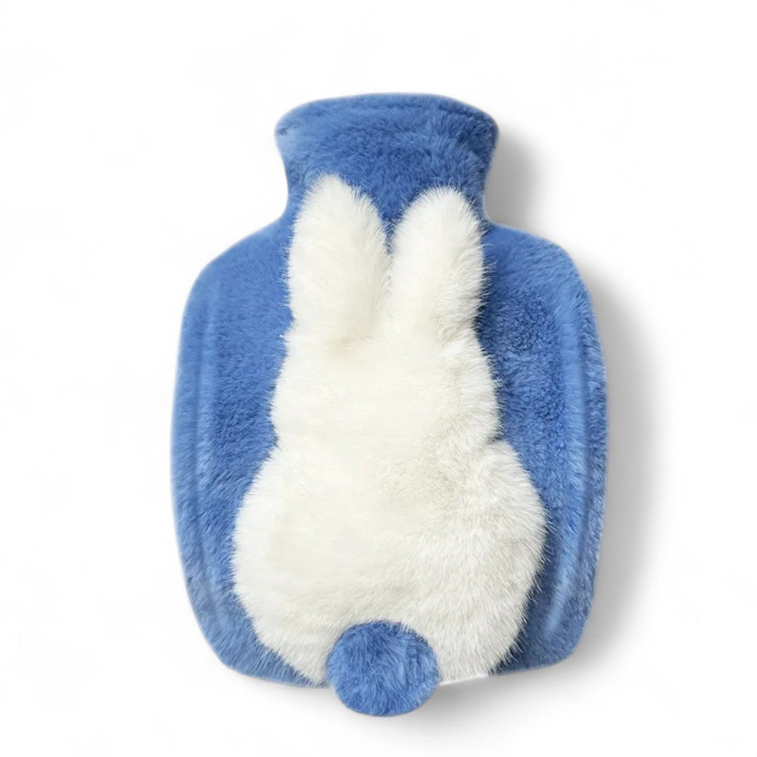 Wärmflasche Kuscheltier weich mit kleinem Hasen Die Kuschelecke
