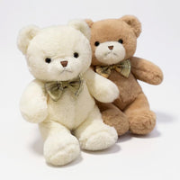 Weicher Teddy Kuscheltier mit Vichy-Schlaufe Die Kuschelecke