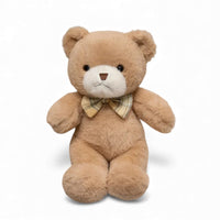 Weicher Teddy Kuscheltier mit Vichy-Schlaufe Die Kuschelecke