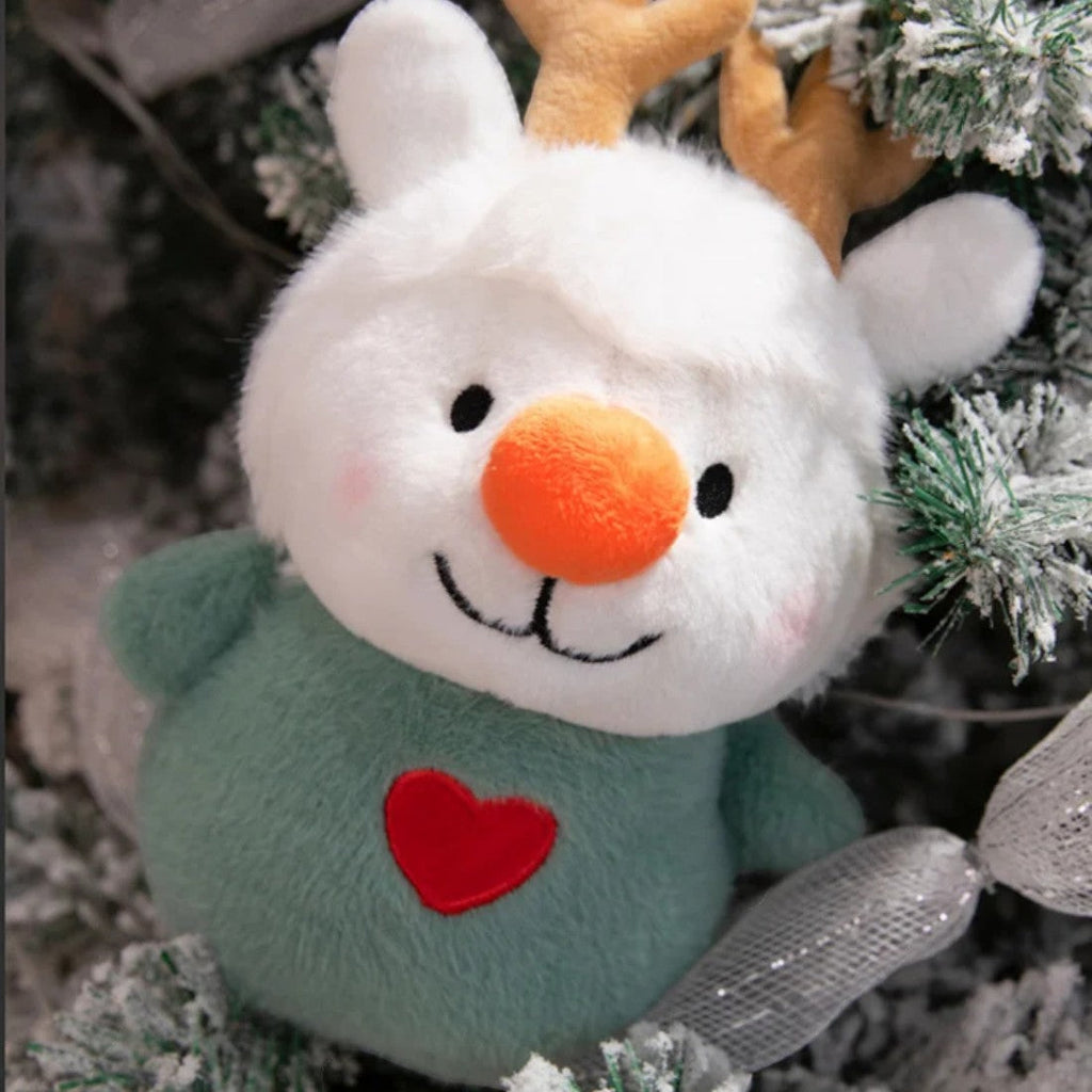 Weihnachten Rentier & Schneemann Duo Kuscheltier Die Kuschelecke
