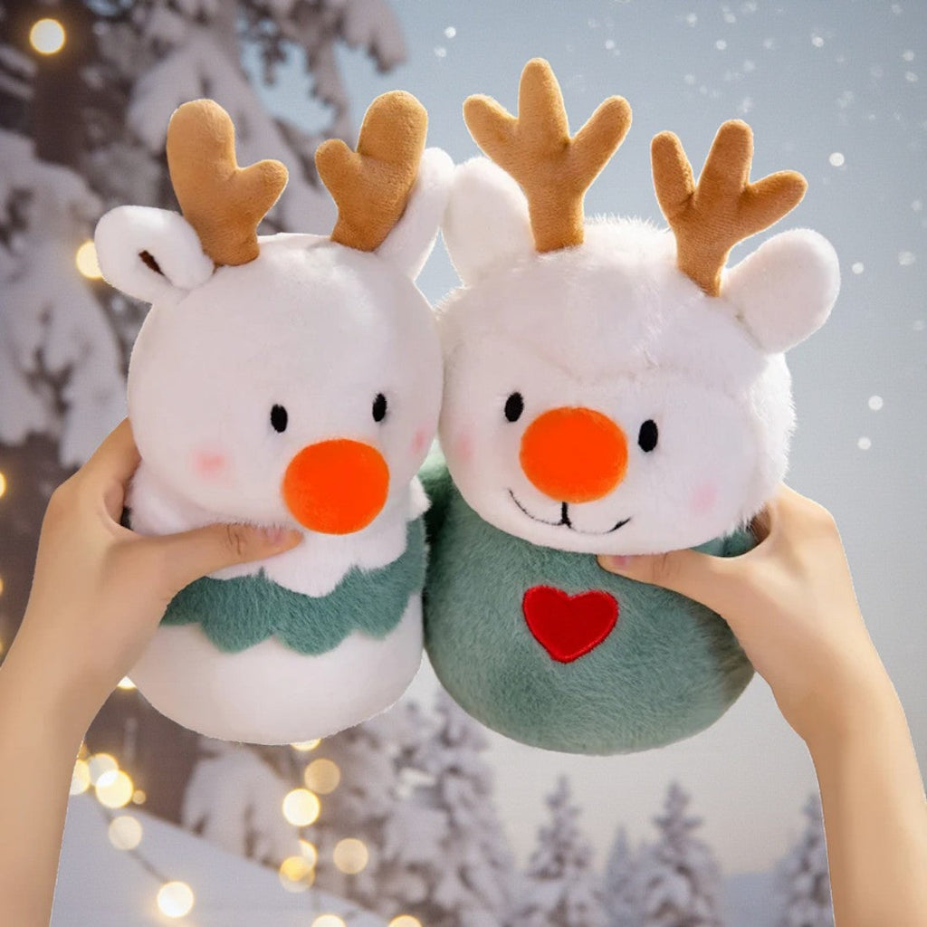 Weihnachten Rentier & Schneemann Duo Kuscheltier Die Kuschelecke