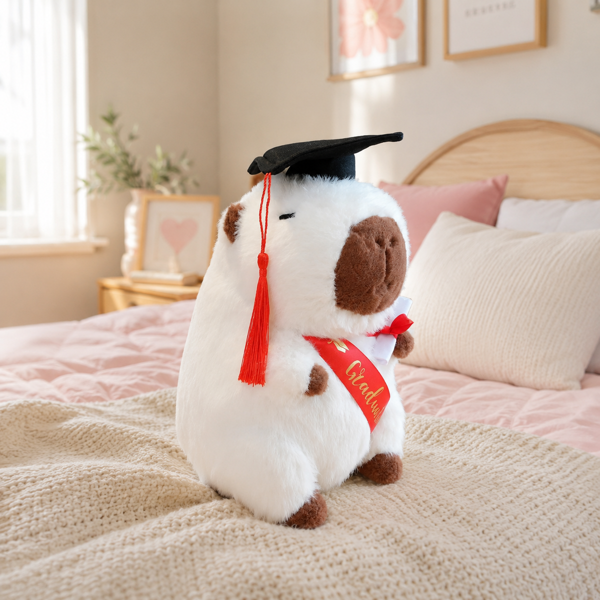 Weißes Capybara Plüschtier Die Kuschelecke