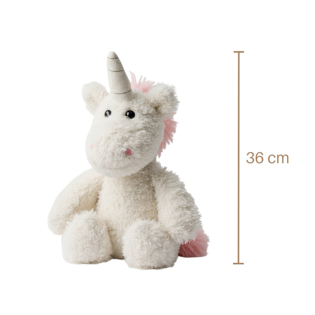 Weißes Einhorn Kuscheltier zum Kuscheln Die Kuschelecke
